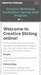 Mobile Screenshot of creativestirling.org